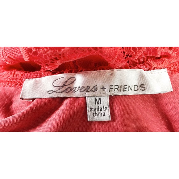 Lovers + Friends Lace Overlay Floral Bodycon Dress - Picture 6 of 6